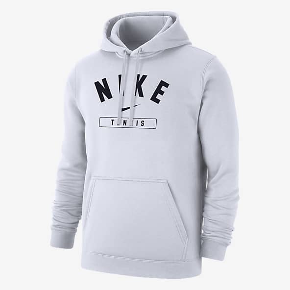 Mens white nike sweatshirt top